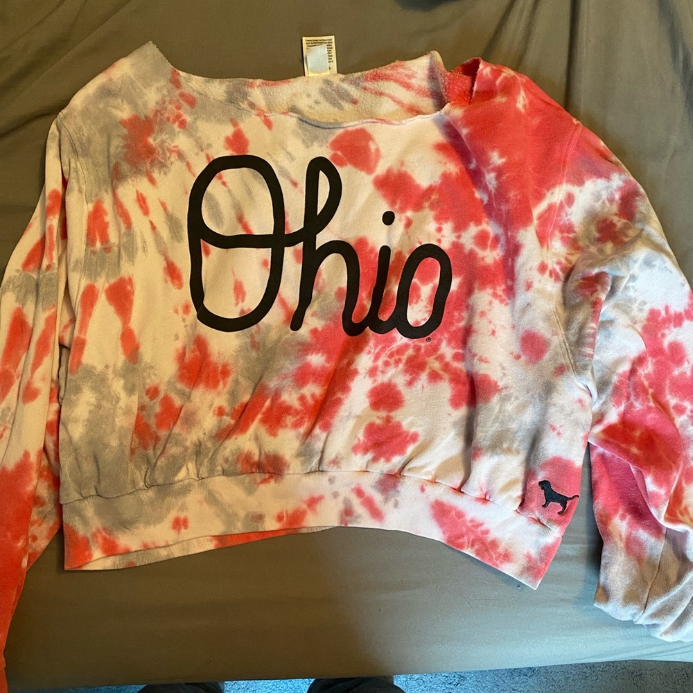 Script Ohio Cropped Sweatshirt